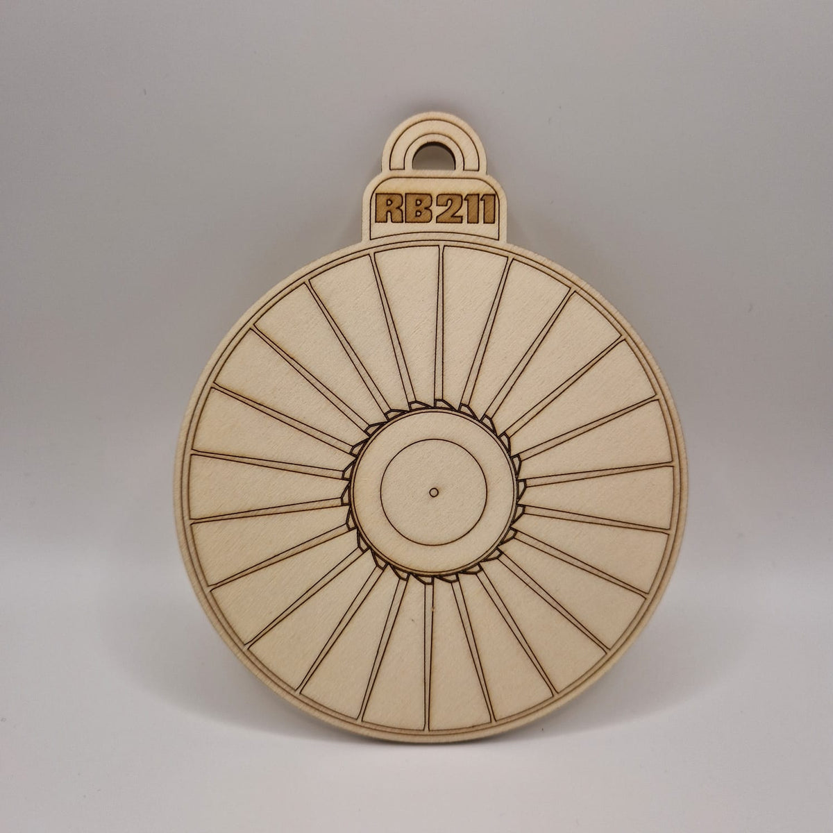 Wooden RB211 Engine Bauble Decoration