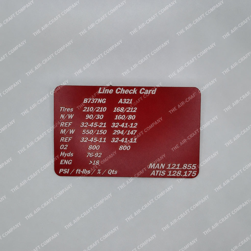 Custom Line Check Card