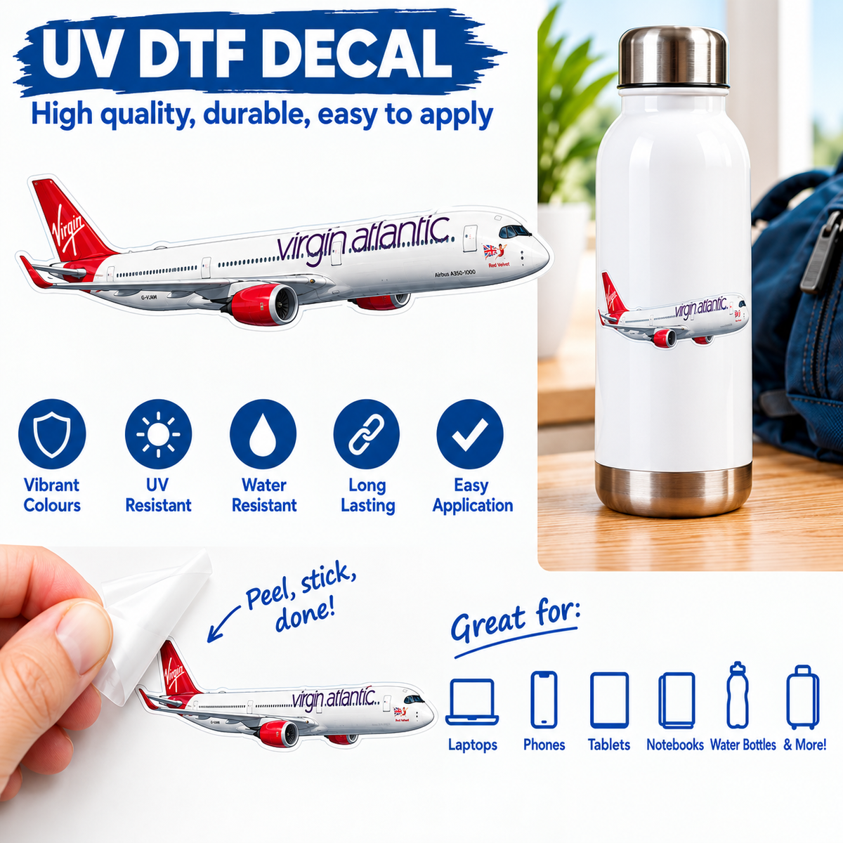 Airbus A350 "Lady in red" Decal