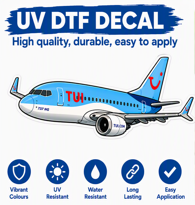 Boeing 737NG "Tu Blue" Decal