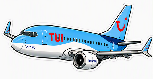 Boeing 737NG "Tu Blue" Decal