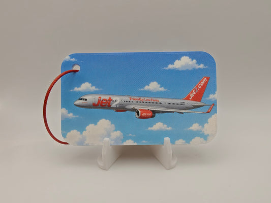 Boeing 757 "Red two" lugage tag