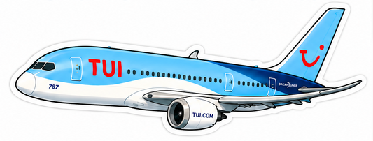 Boeing 787 Dreamliner "Tu Blue" Decal