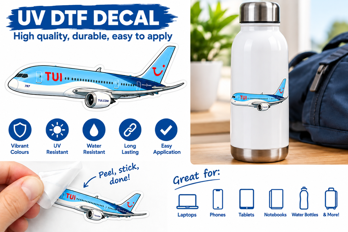 Boeing 787 Dreamliner "Tu Blue" Decal