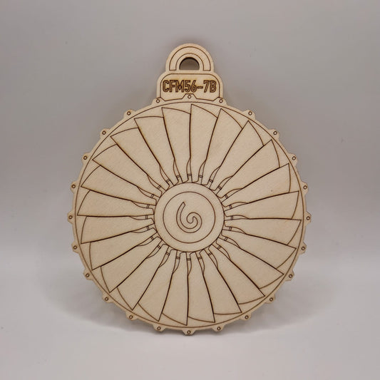 Wooden CFM56-7B Engine Bauble Decoration