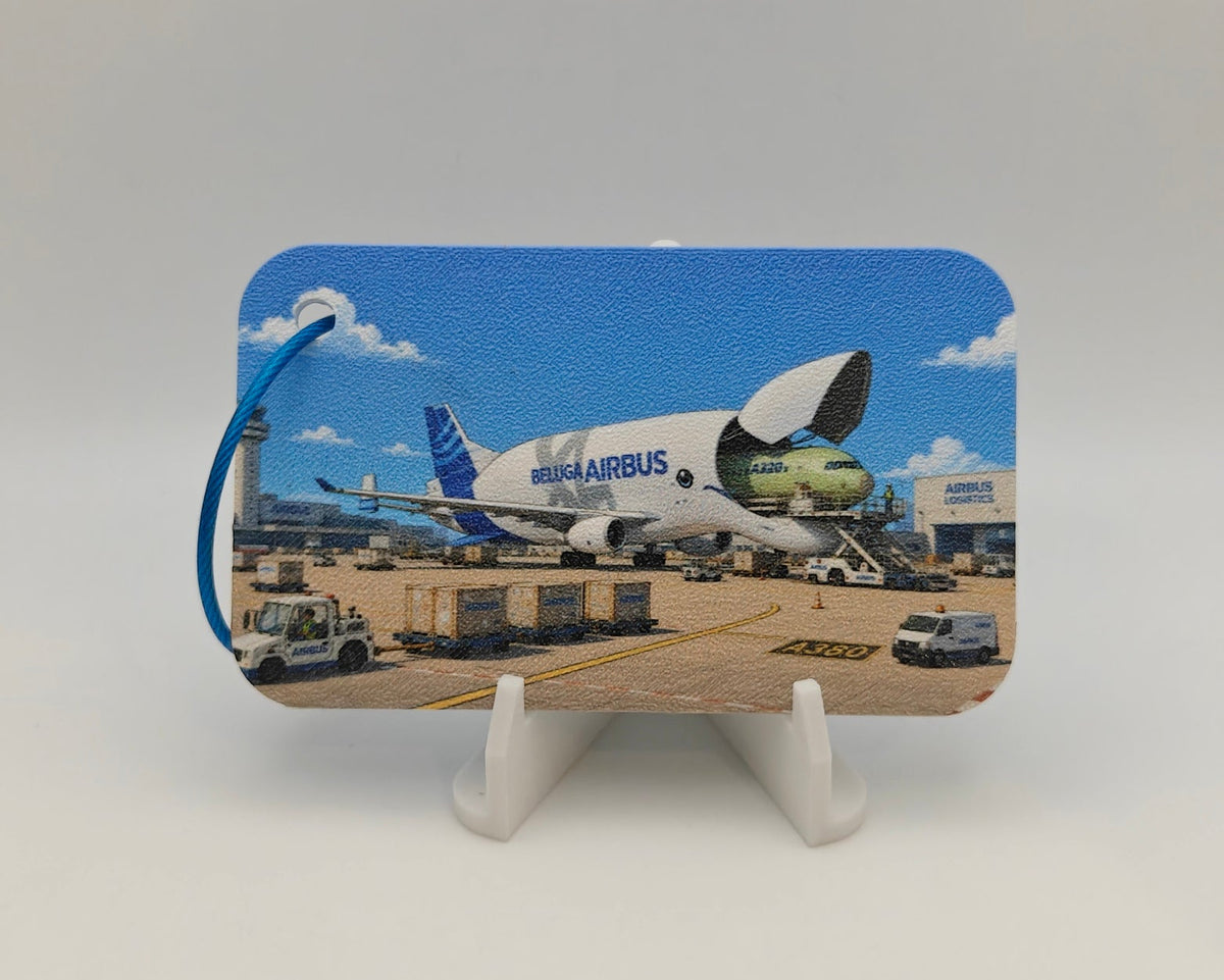 Airbus "Beluga" luggage tag