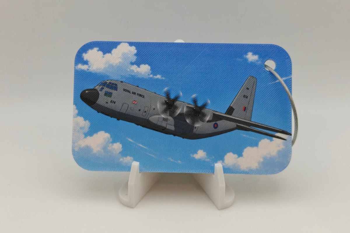 Lockheed Martin C130K/J "Hercules" luggage tag