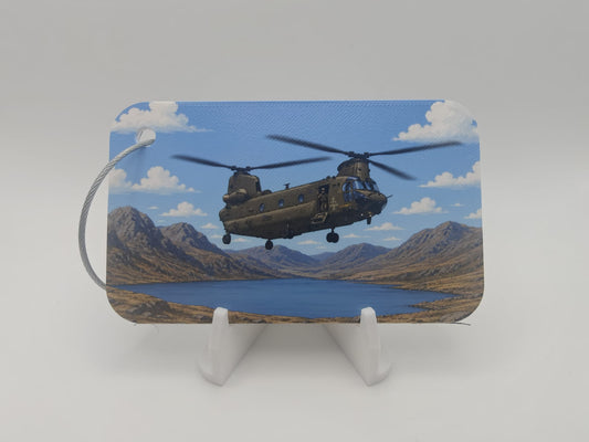 Boeing CH-47 "Chinook" luggage tag