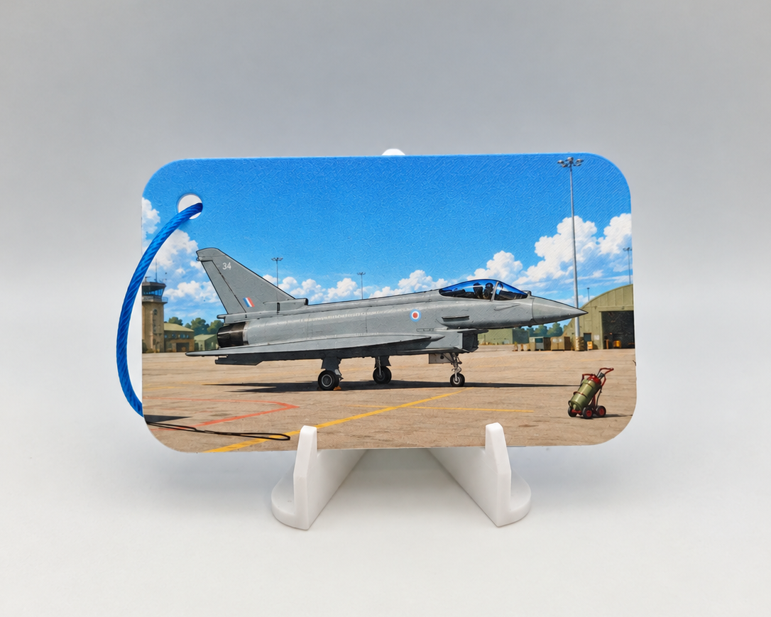 Eurofighter Typhoon luggage tag