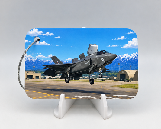 Lockheed Martin F35 "Lightning" luggage tag