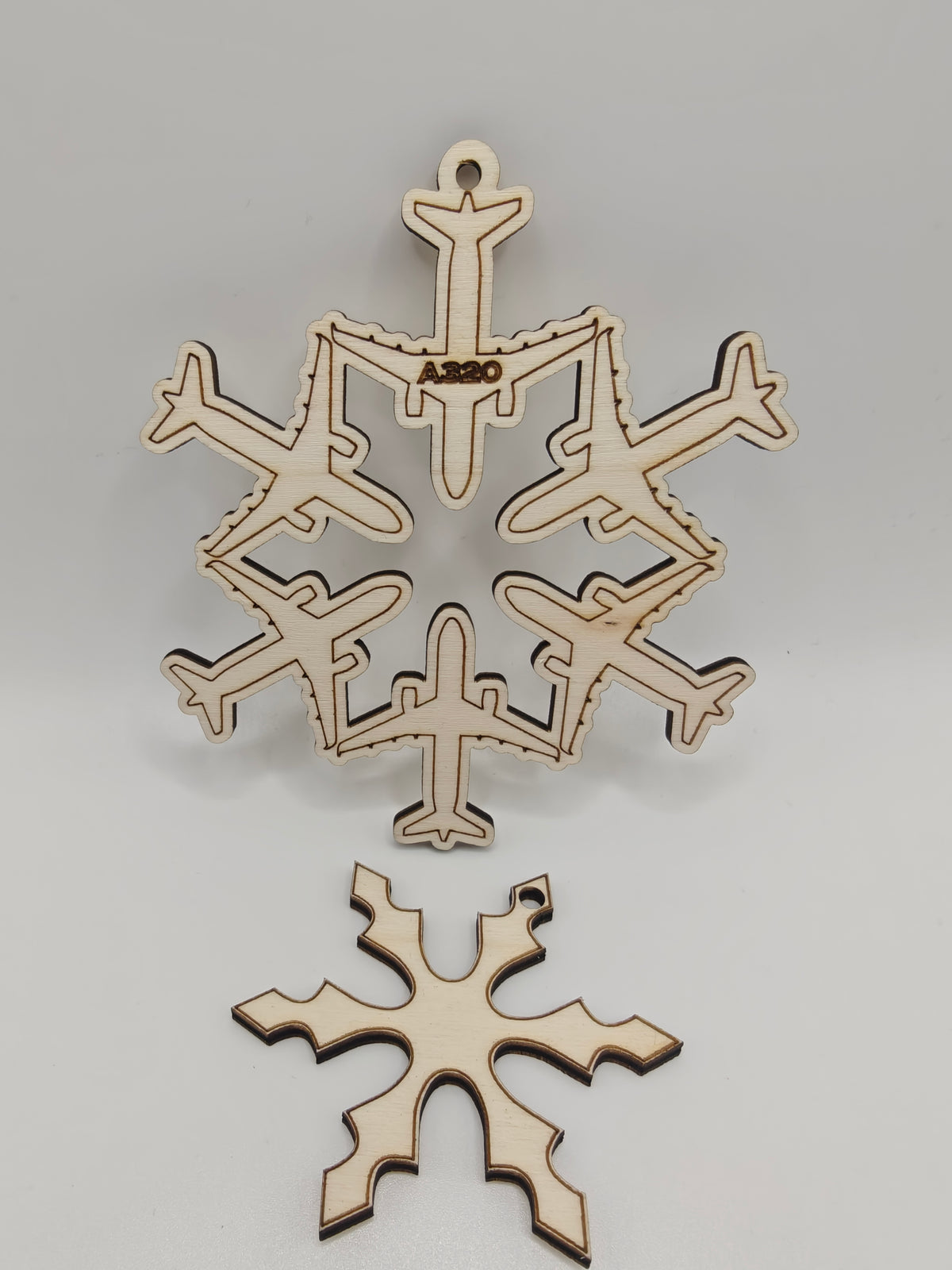 Wooden Airbus A320 Decoration (Charity Fundraiser)
