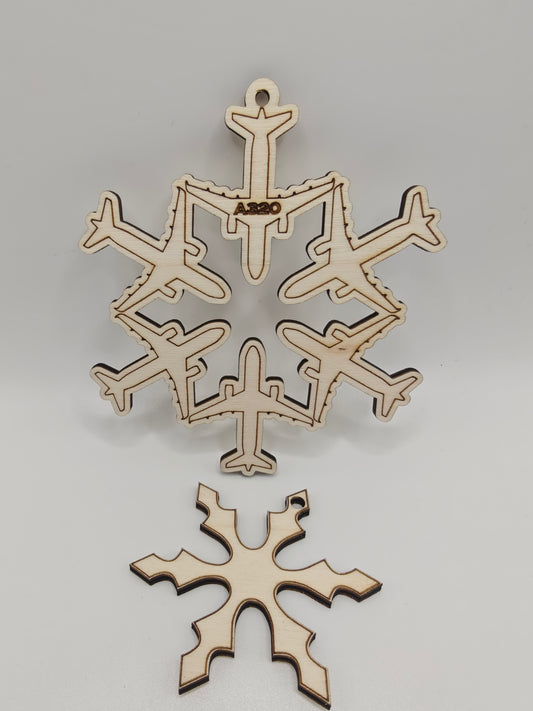 Wooden Airbus A320 Decoration (Charity Fundraiser)