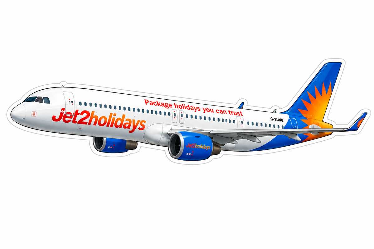 Airbus A321 NEO "Red Two" Decal