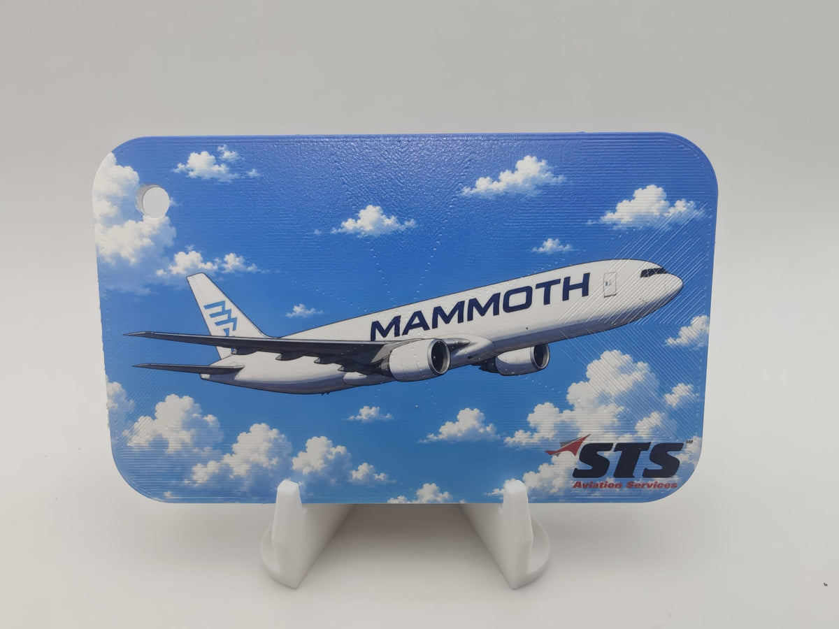 Boeing 777 LRMF Luggage tag
