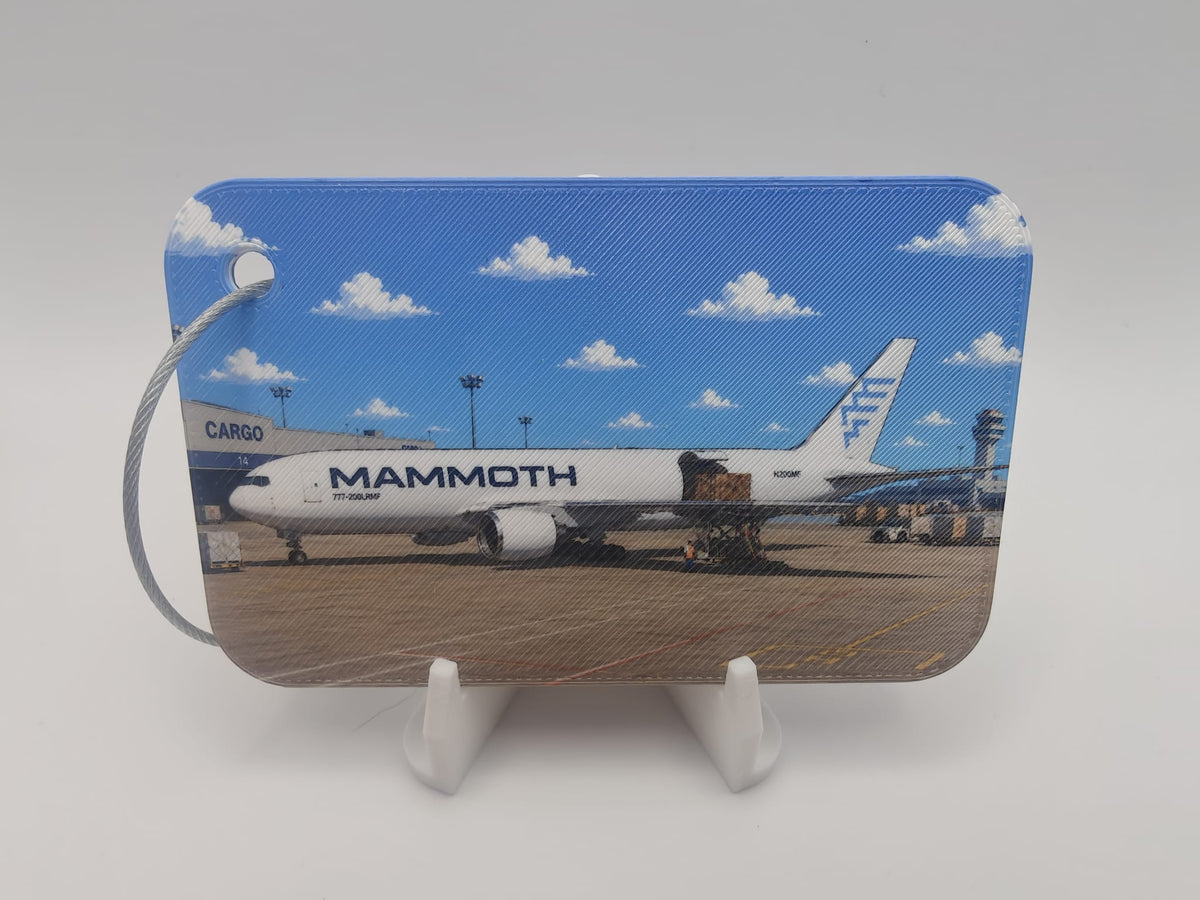Boeing 777 LRMF Luggage tag